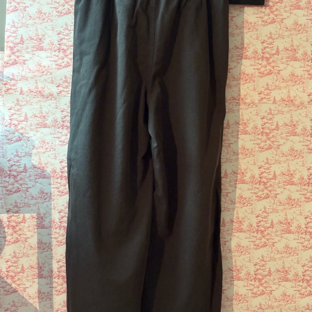 Aerie Black soft landing trouser black large petite - Picture 3 of 5